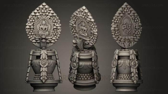 Buddha figurines (STKBD_0014) 3D model for CNC machine